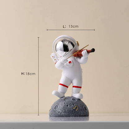 Accessoires de décoration pour la maison, Figurines d'astronautes nordiques en résine