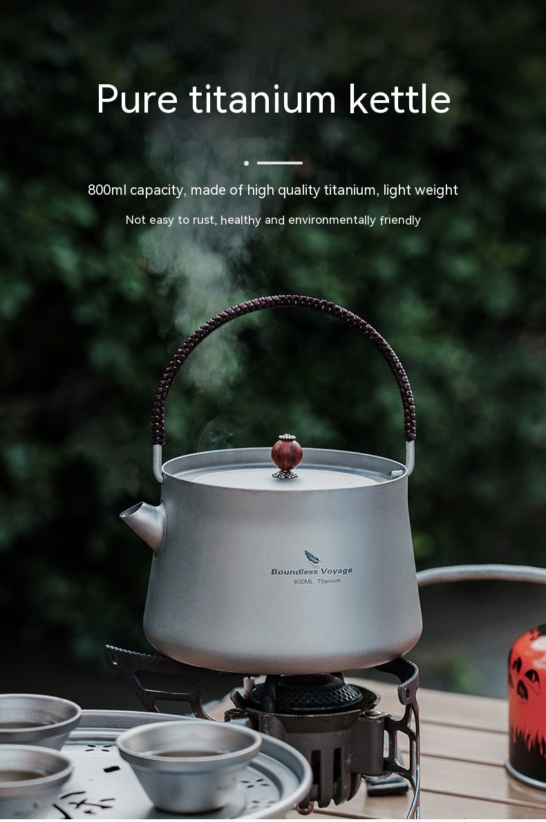 Outdoor Camping Travel Portable Kettle For Tea Making