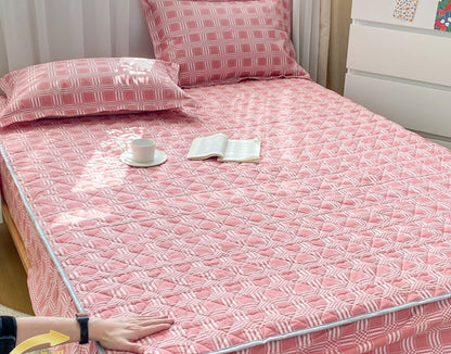 Drap-housse Sandwich avec taie d'oreiller, drap et housse de matelas