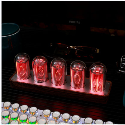 Reloj despertador de comercio electrónico de escritorio Be Nixie Tube Clock sin ensamblaje