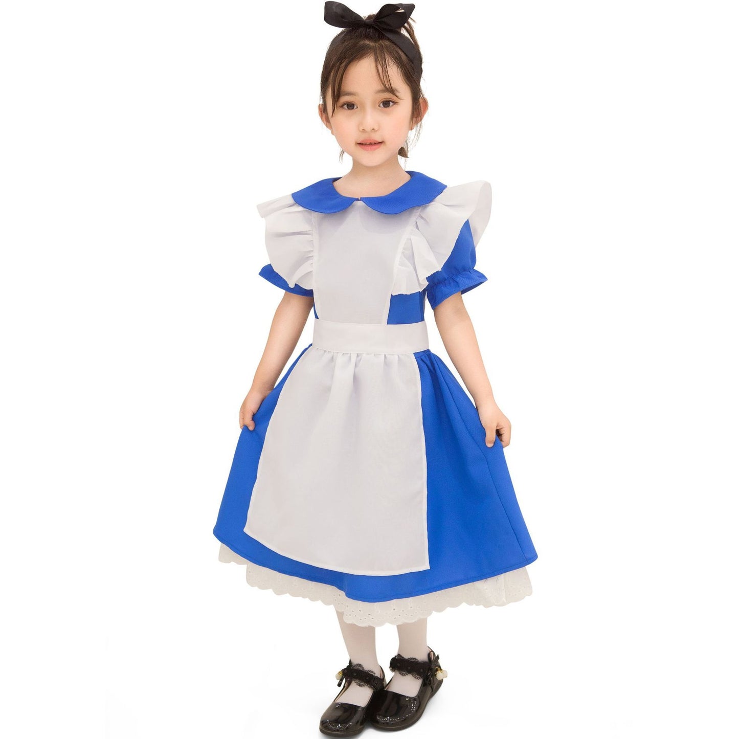 Cute Maid Costume Role Play Maid Ware Halloween Costume Children's Day Kindergarten Girls Performance Wear