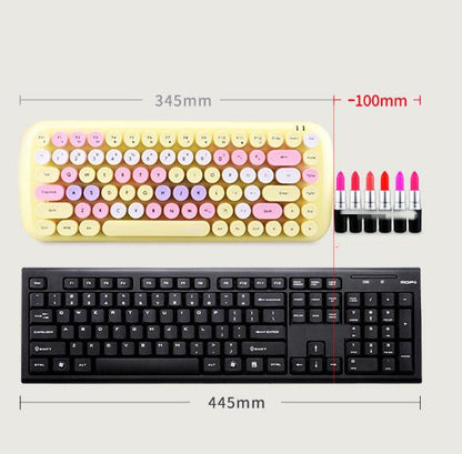 Juego de ratón y teclado inalámbrico 2,4G Mini de Office