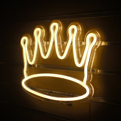 Net Celebrity Atmosphere Glow Crown Neon