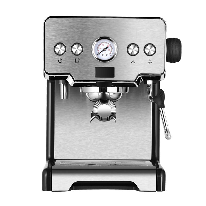 Cafetière italienne maison petite semi-automatique fraîchement moulue haute pression vapeur lait mousse