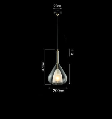 Lustre de chevet de salle à manger de conception originale minimaliste nordique moderne