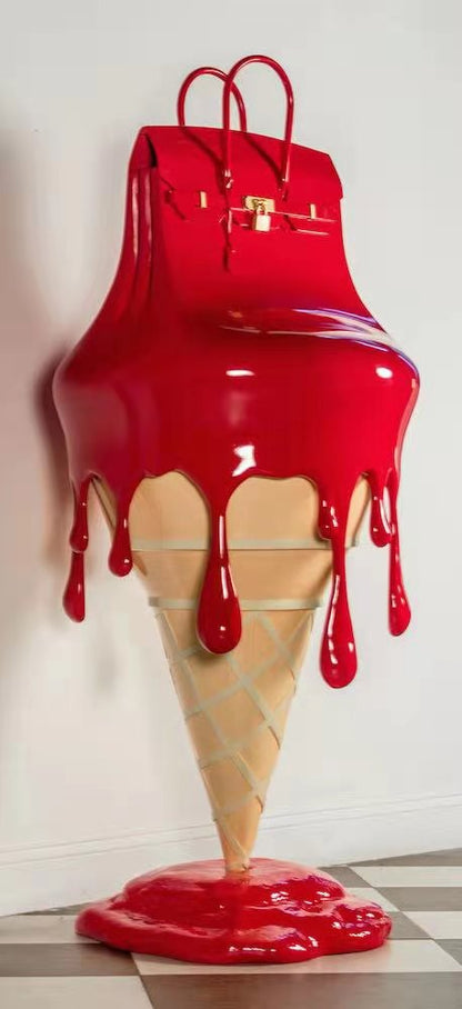 Cono De Helado Paquete De Helado Adornos De Fusión