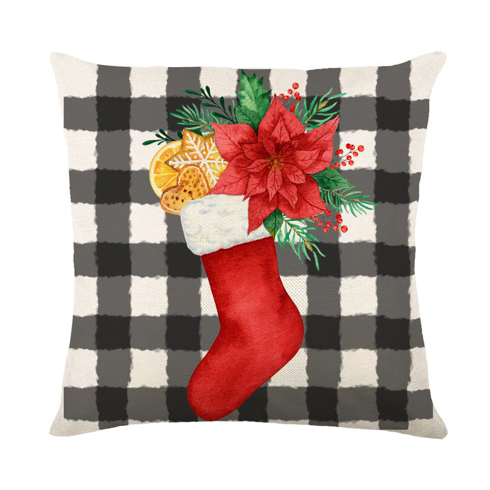 Christmas Combination Pillow Cover Home