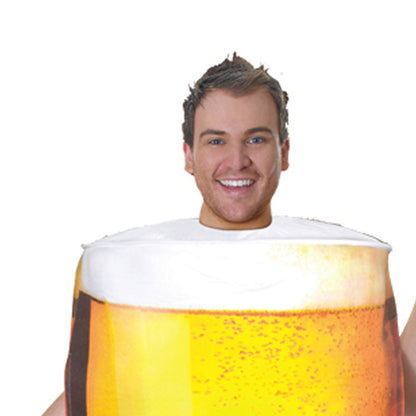 Halloween Beer Mug Costume Cosplay Funny