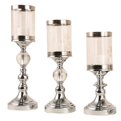 Three-piece Candle Holder Living Room Table Decoration