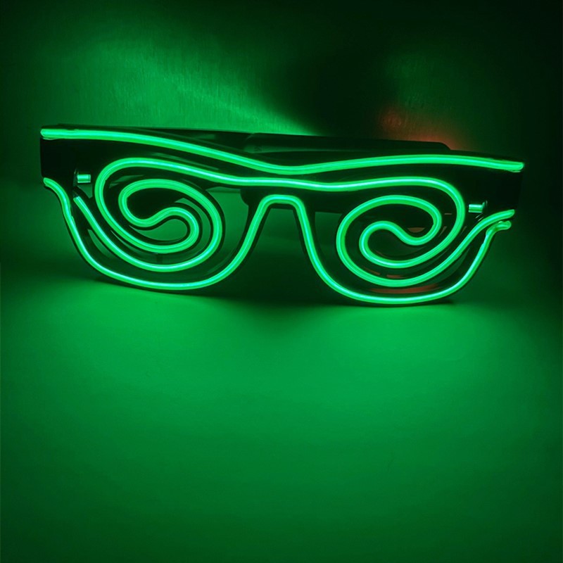 Gafas de luz fría deslumbrantes accesorios para fiestas