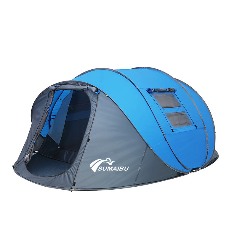 Outdoor Automatic Tent Quickly Opens And Throws Tent Supplies For 3-4 People Camping