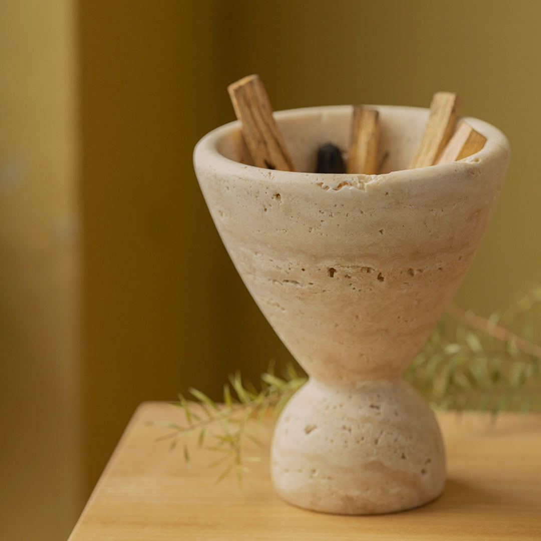 The Ancient Silent Wind Decorations In The Cave Stone Incense Burner Are Fragrant