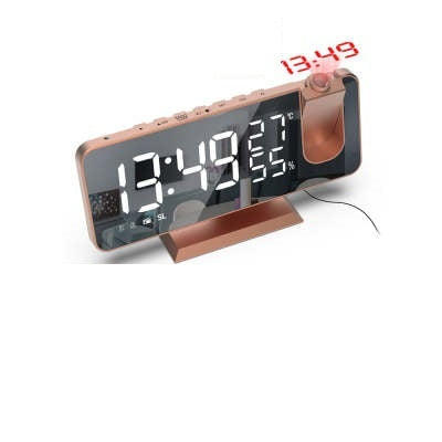 Radio Fm, réveil intelligent numérique Led, montre électronique, horloge de Table, réveil Usb avec temps de Projection, Snooze