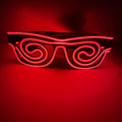 Gafas de luz fría deslumbrantes accesorios para fiestas