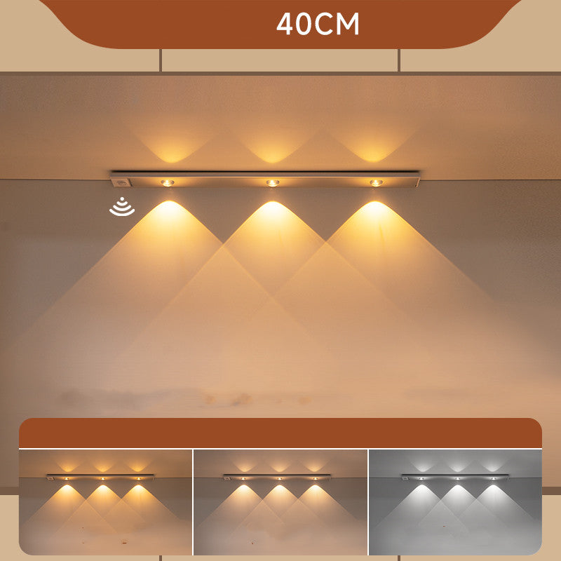 LED Wireless Self-adhesive Inductive Charging Shoe Cabinet Cabinet Light Strip