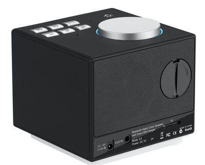 Haut-parleur Bluetooth réveil coloré Radio température intelligente