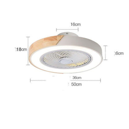 Pendant Lamp With Invisible Electric Fan