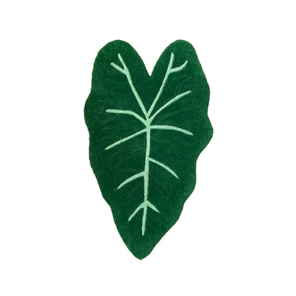 Hand Made Velvet Taro Leaf Acrylic Carpet