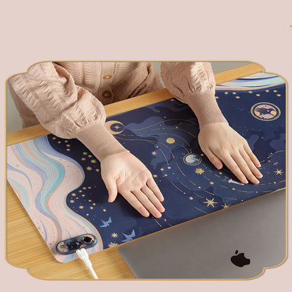 Office Desktop Heating Pad Hand Warmer Electric Table Mat