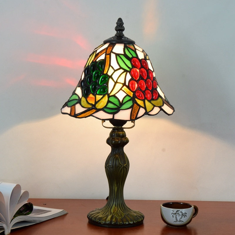 Stained Glass Retro Bar Bedroom Bedside Table Lamp