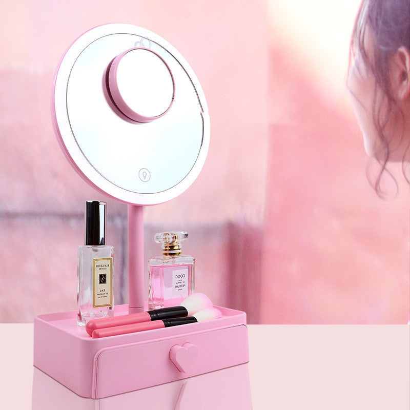 LED dressing table makeup mirror