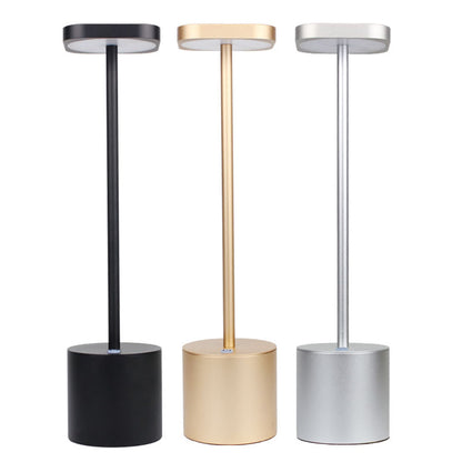 Led table lamp eye protection metal hotel bar table lamp