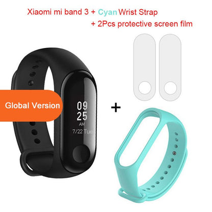 Version mondiale Xiaomi mi band 3 Fitness Tracker Bracelet intelligent 0.78 OLED écran tactile 50M étanche miband 3 Xiomi band 3