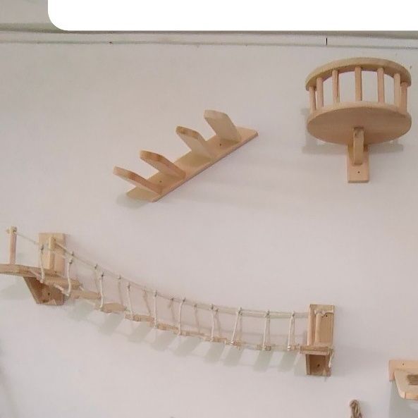 Cat Toy Crawl Supplies Suspension Bridge