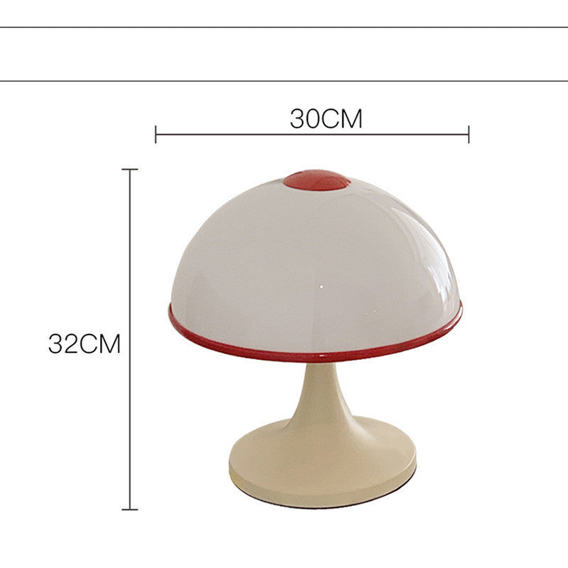 Lámpara de mesa Ins Mushroom Serie medieval coreana