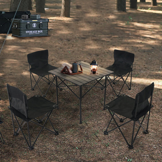 Juego de mesa y silla plegables para barbacoa y picnic al aire libre