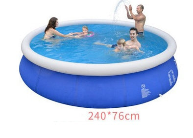 Piscina inflable casera 