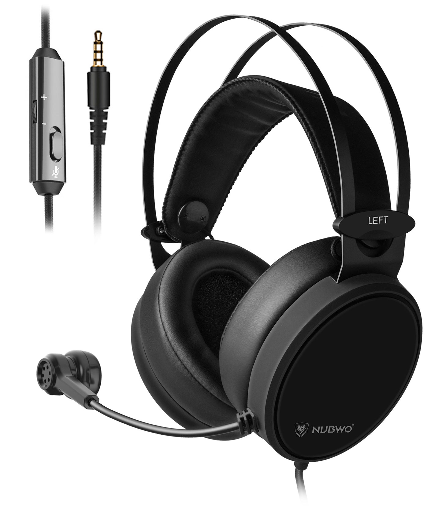 Auriculares con subwoofer para juegos Wolf Bowang