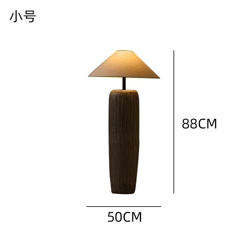 Lampe de Table en céramique, Style silencieux, grand, moderne, rétro chinois, nostalgique, ornement de maison d'hôtel