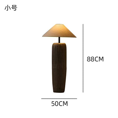 Lampe de Table en céramique, Style silencieux, grand, moderne, rétro chinois, nostalgique, ornement de maison d'hôtel