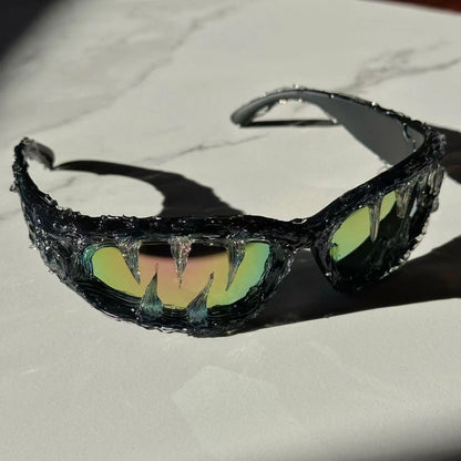 Halloween American Dark Tabby Epoxy Sunglasses