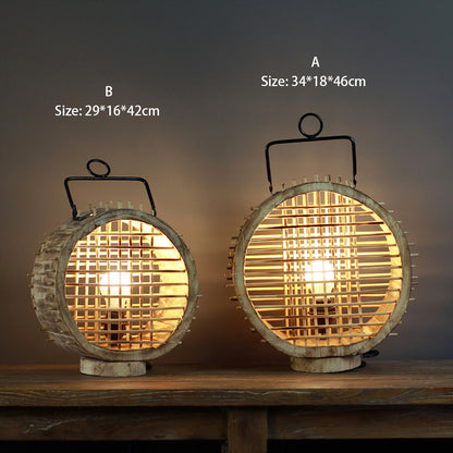 Hand Made Decorative Lamps And Lanterns For Rural Cozy Homestay