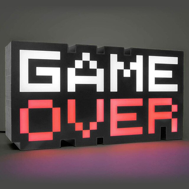 Lumière d'ambiance Game Over Game