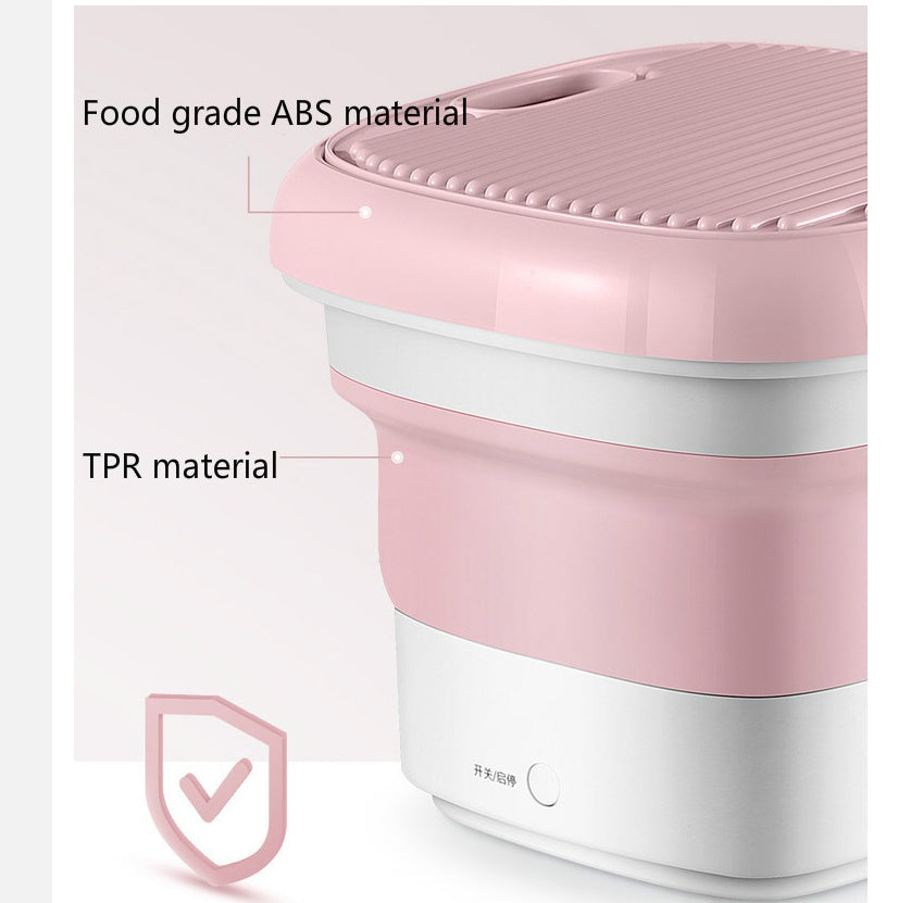 Mini lavadora de ropa interior semiautomática plegable