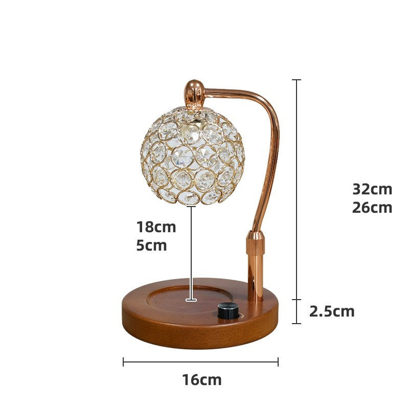 Bedside lighting aid sleep wax melting table lamp