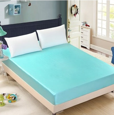 Funda de cama de seda de hielo de verano, funda de cama de color sólido, funda de cama, funda de almohada especial