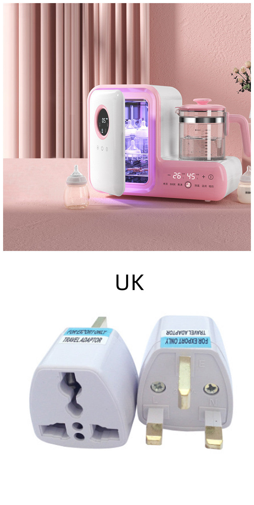 Infant Bottle Sterilizer Thermostatic Kettle