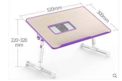 Support de bureau réglable pour ordinateur portable, pliable, Table de lit pour ordinateur portable, peut être soulevée debout 