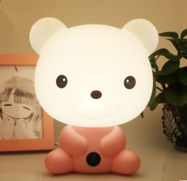 Creative cartoon table lamp eye protection night light