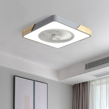 Ventilateur de plafond moderne avec lumière et lampe de décoration intérieure