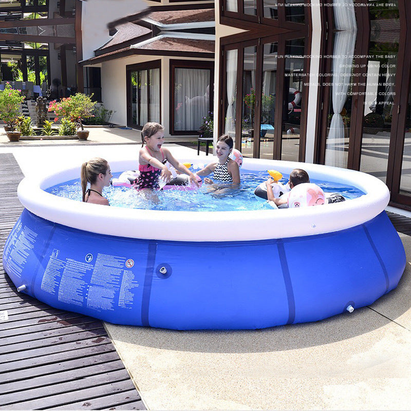 Piscina inflable casera 