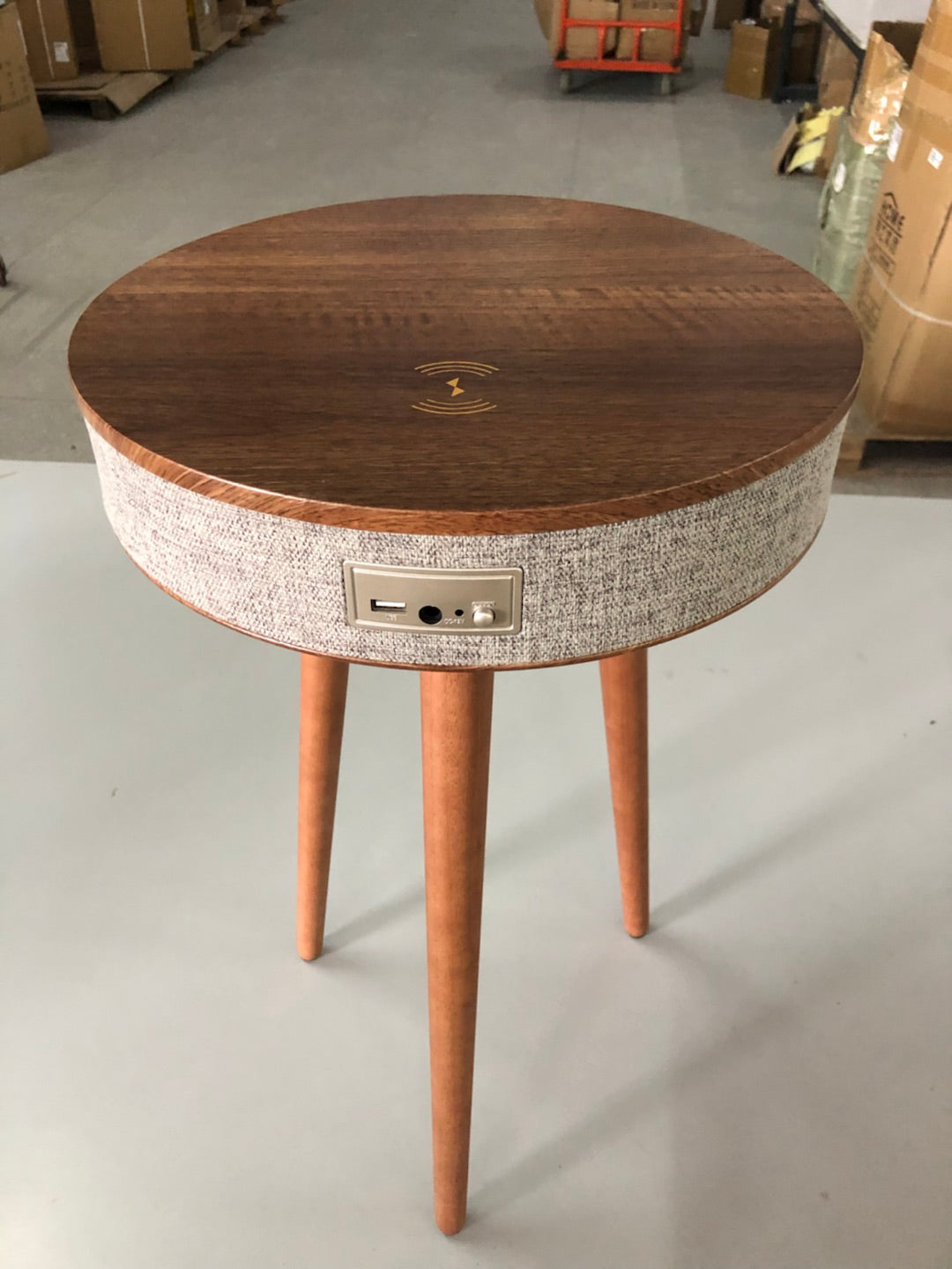 Haut-parleur Bluetooth, petite Table basse, chargement sans fil, petite Table ronde créative