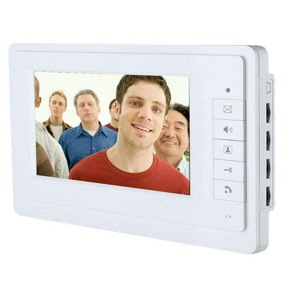 ENNIO 7 Inch Color Video Intercom Doorbell Night Vision Rainproof