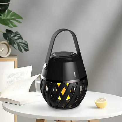 Lumière de flamme haut-parleur Audio Bluetooth, lampe torche Portable étanche