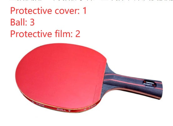 Pendulum horizontal table tennis racket