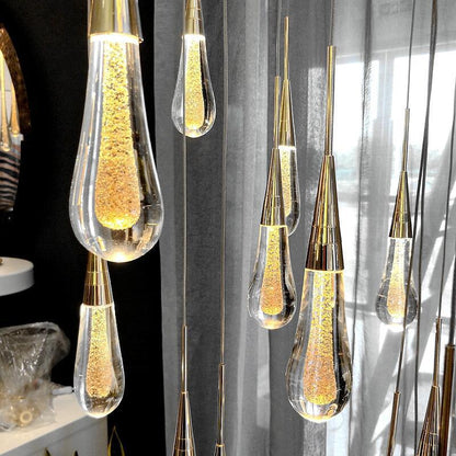 Lustre en cristal postmoderne